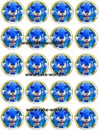 Sonic Cupcake Print