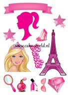 Barbie Eetbare Decoratie Prin