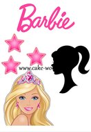 Barbie Eetbare Decoratie Print