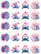 Lilo en Stitch  Cupcakeprint 20st.