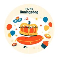 Koningsdag Taartprint 