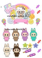 Labubu Taart Decoratieprint