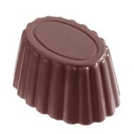CW Polycarbonaat Chocolade Vorm - Cuvette Ovaal
