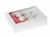 HoM Cupcakes doosje met venster - voor 12 cupcakes