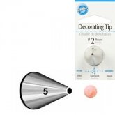 Wilton Decorating Tip #005 Round Carded