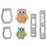 FMM Mummy &amp; Baby Owl Cutter