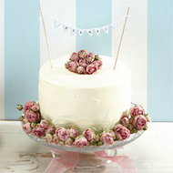 Ginger Ray 'Mr and Mrs' Wedding Cake Bunting - White