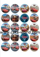 Cars Cupcake print 20 st. 