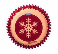 Wilton Holiday Snowflake Winter Mini Baking Cups, 100st