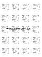 Nijntje 3 cupcake print 20st.