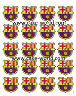 FC Barcelona cupcake print 20st.