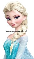 Frozen Elsa Taartprint Hoog
