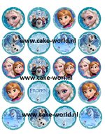 Frozen 2 Cupcake prints, 20st.