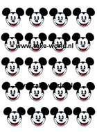 Mickey Mouse Cupcake prints,20 st