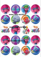 Trolls cupcake print, 20st