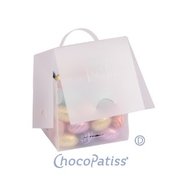 ChocoPatiss Small Gift Box Kunststof 10x10x10cm, mat 3st.