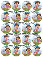Dora 2 cupcake print 20st