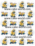 Minions 2 eetbare print 20 st. 