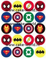 Superhelden Cupcakeprint 20st