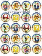 Super Mario Bros Cupcakeprint 20st