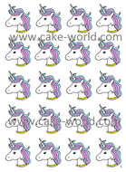 Unicorn cupcake 2 print 20st.