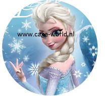 Frozen Elsa 1 eetbare print rond 