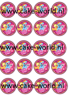 my little pony Cupcake Print 20st