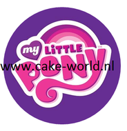 my little pony 2 taartprint  rond