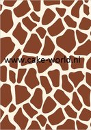 Tas Taartprint Giraffe