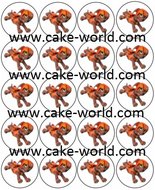 Paw Patrol 4 Cupcake prints, 20st.