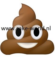 Emoji Drol taartprint