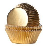 House of Marie Baking Cups Folie Goud, 24st.