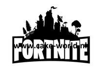 Fortnite 1 taartprint Vierkant