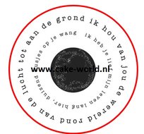 De Wereld Rond Taartprint