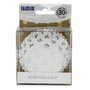 PME Foil Baking Cups Polka Dot Silver 30st.