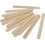 Lollie IJsstokjes plat hout 11cm, 50st.