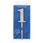 Culpitt Houten Taarttopper Cijfer 1