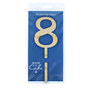 Culpitt Houten Taarttopper Cijfer 8
