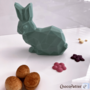 ChocoPatiss Geo Easter Bunny, 2-delige set 12cm