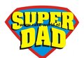Vaderdag Taartprint Super Dad