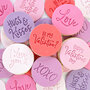 Sweet Stamp Cookie/Cupcake Embosser-I Love You