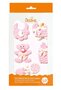 Decora Suikerdecoratie Baby Pink 5cm, 5st.