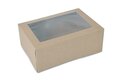 HOM Taartdoos-Sweetbox ECO-Line Kraft met venster 337x253x90mm