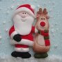 Karen Davies Siliconen Mould Santa & Rudolph