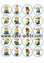 Minions eetbare print 20 st. 