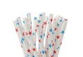 House of Marie Cake Pops Straws, Strars Red/Blue 20st