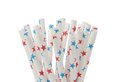 House of Marie Cake Pops Straws, Strars Red/Blue 20st