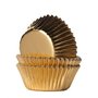 House of Marie Mini Baking Cups Folie Goud 36st.