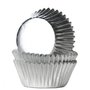 House of Marie Mini Baking Cups Folie Zilver 36st.
