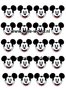 Mickey Mouse 1 Cupcake prints,20 st